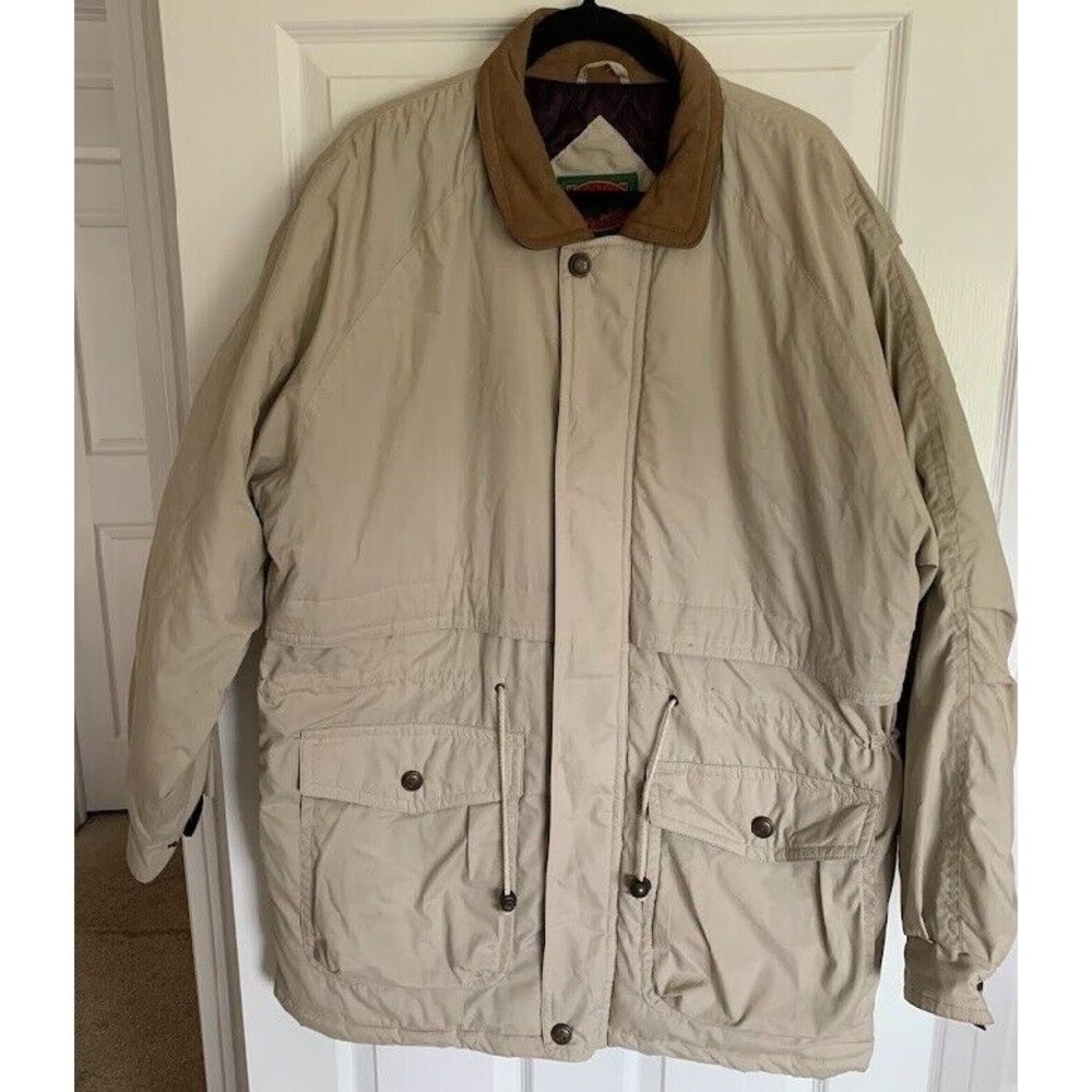 Boston Traders Mens Size Large Winter Coat - Quilted Interior